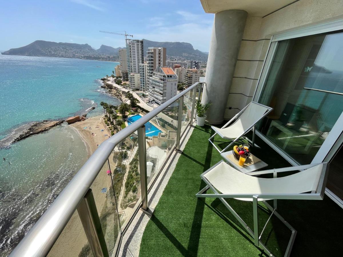 Clp- Primera Linea Vistas Piscina Y Parking Calpe Exterior foto